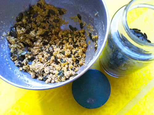 gâteaux apéro aux graines de courge