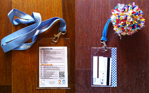 porte carte recyclé