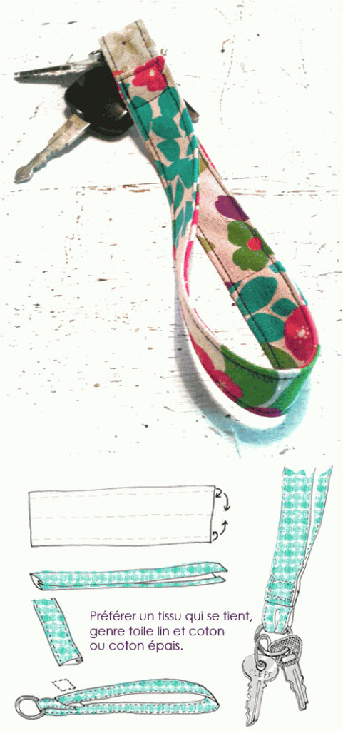 dragonne porte clefs www.tambouille.fr