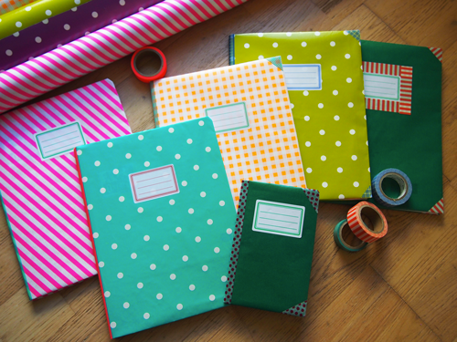 cahier de brouillon relookés www.tambouille.fr